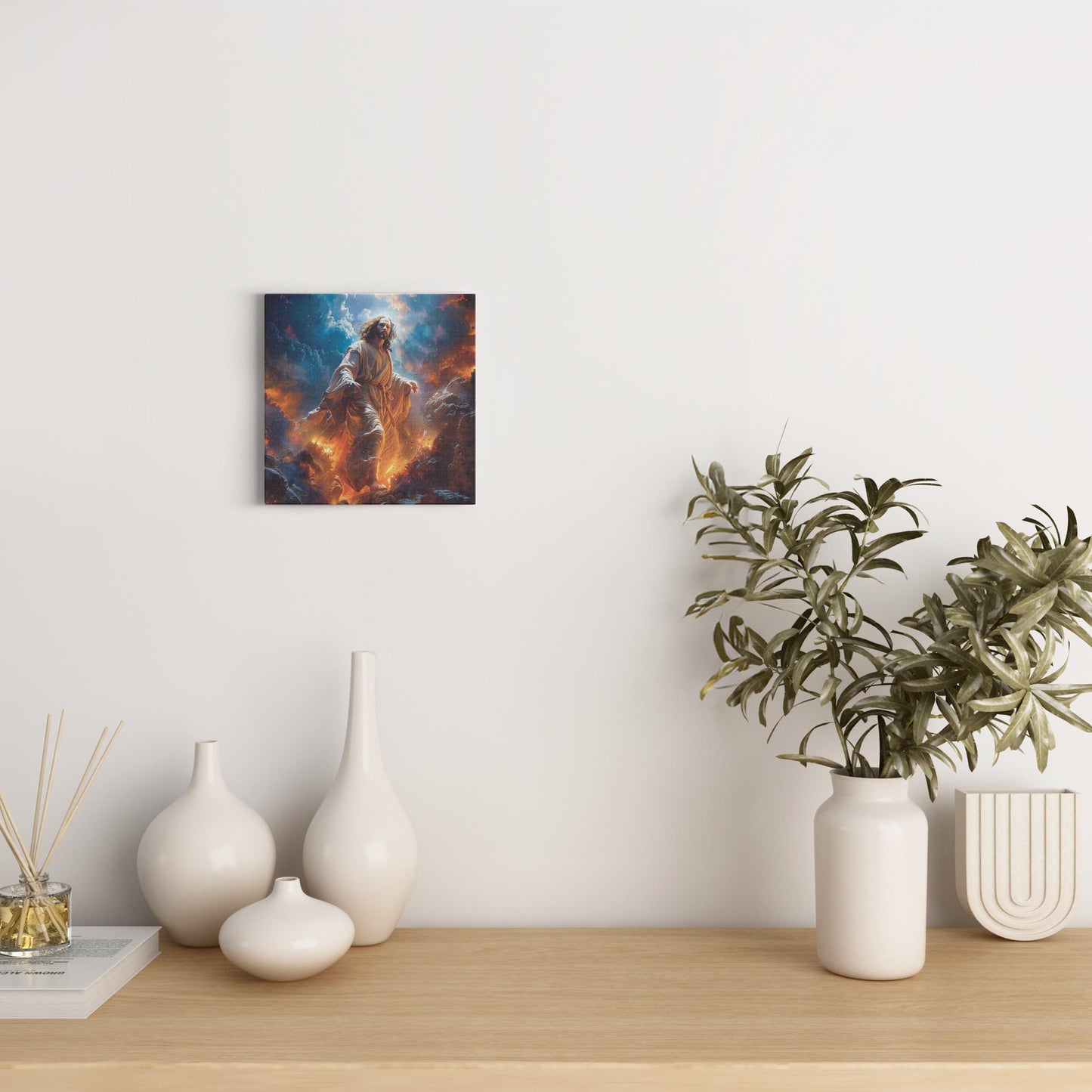 Jesus Ascending Canvas Wrap