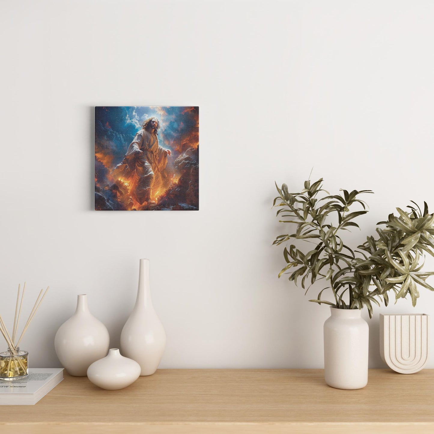 Jesus Ascending Canvas Wrap