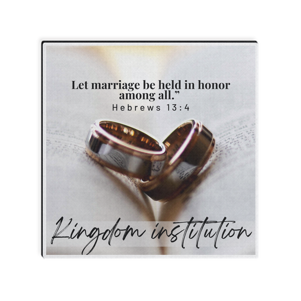 Kingdom marriage Canvas Wraps