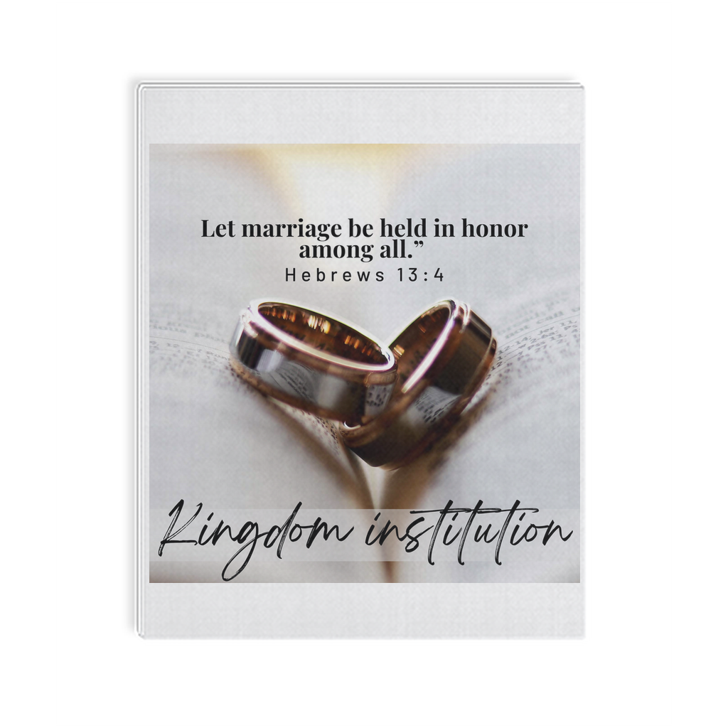 Kingdom marriage Canvas Wraps