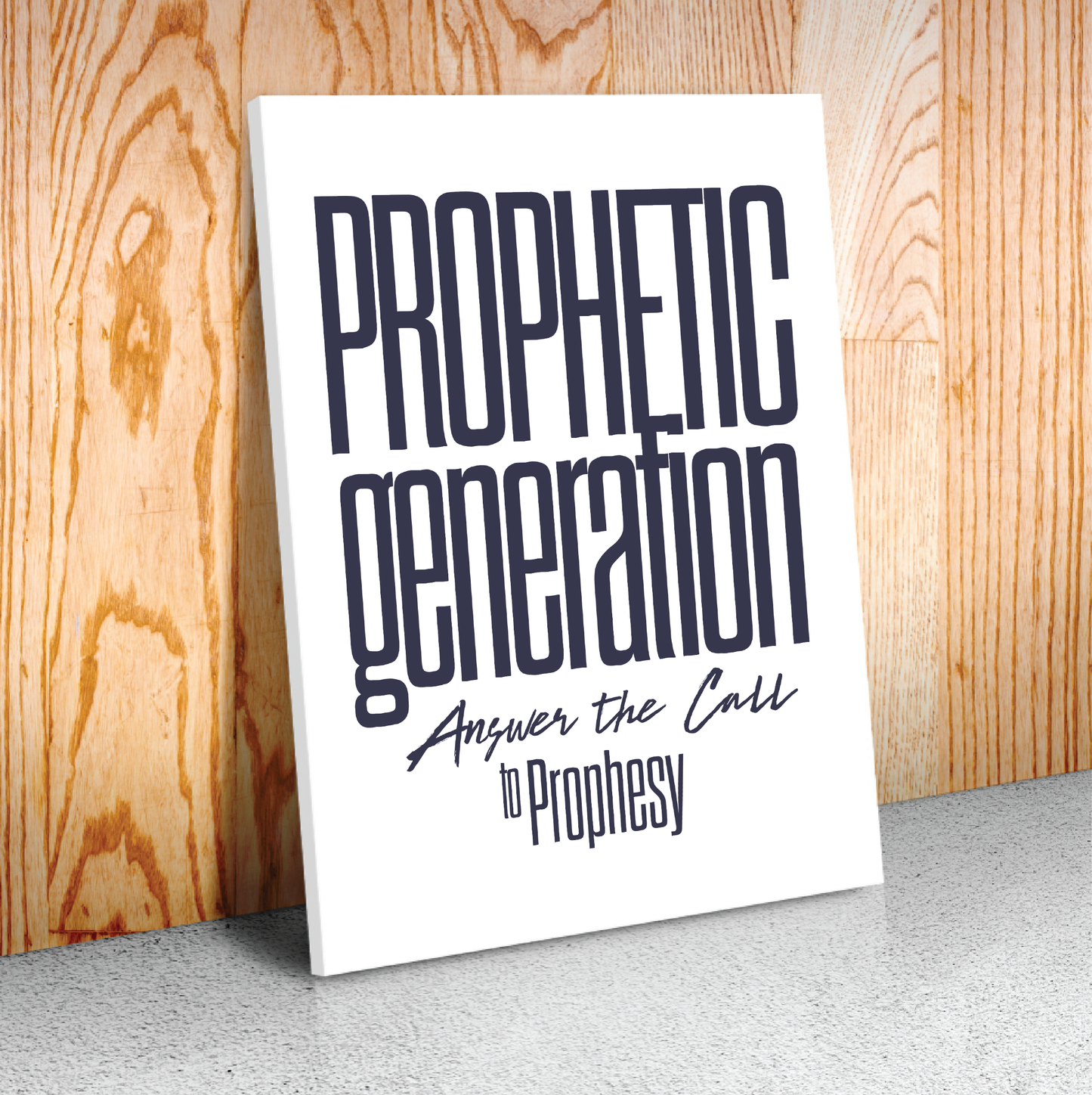 Prophetic Generation Canvas Wrap