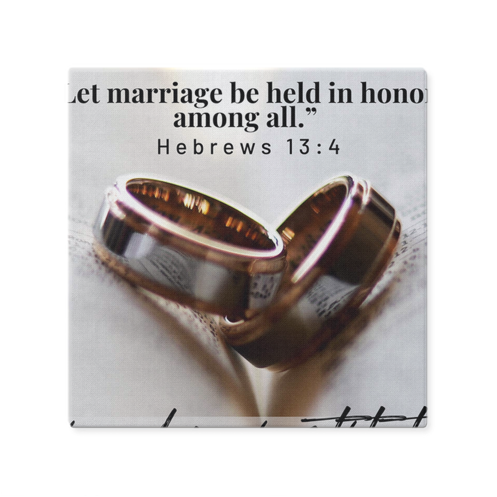 Kingdom marriage Canvas Wraps